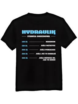 Koszulka Męska Hydraulik Stawka