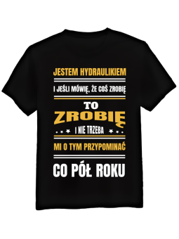 Koszulka Męska Hydraulik Zrobi