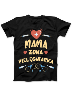 Koszulka Koszulka Damska Szop z Gitarą Czarna - Śmieszne T-Shirty z Nadrukami ?