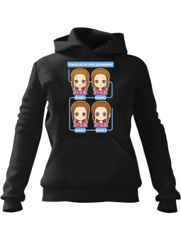 Bluza Damska z kapturem Freedom Spirit Czarna - Modna Odzież z Nadrukami ?