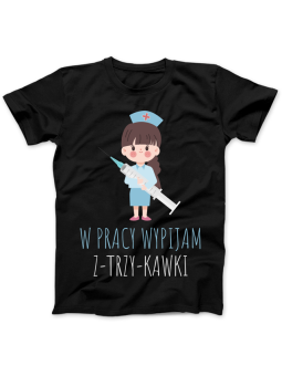 Koszulka Koszulka Damska Szop z Gitarą Czarna - Śmieszne T-Shirty z Nadrukami ?