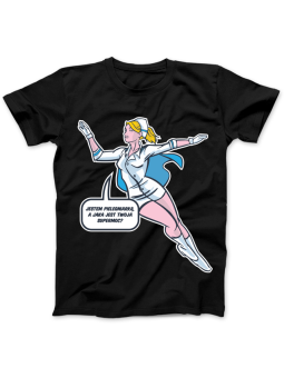 Koszulka Koszulka Damska Szop z Gitarą Czarna - Śmieszne T-Shirty z Nadrukami ?