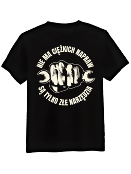 Koszulka Męska Nie Ma Ciężkich Napraw