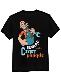 Koszulka Męska Mechanik Brudne Ręce