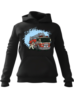 Bluza Męska z kapturem Chiński Smok W Dymie Czarna - Śmieszne gadżety z Nadrukami ?