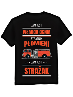 Koszulka Męska Jam Jest Strażak