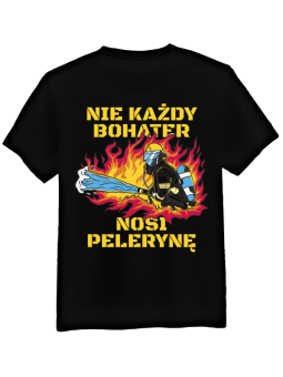 Koszulka Męska Strażak Bohater