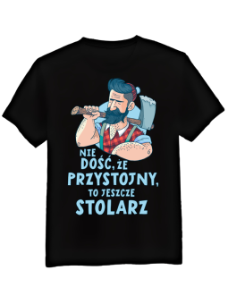 Koszulka Męska Przystojny Stolarz