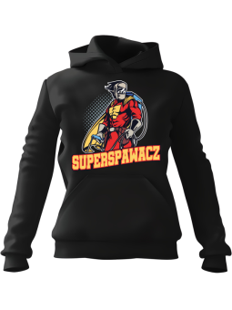 Bluza Męska z kapturem Chiński Smok W Dymie Czarna - Śmieszne gadżety z Nadrukami ?