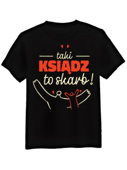 Koszulka Męska Taki Ksiądz To Skarb