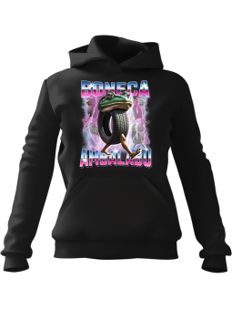 Bluza Męska z kapturem Chiński Smok W Dymie Czarna - Śmieszne gadżety z Nadrukami ?