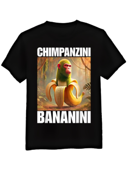 Koszulka Męska Chimpanzini Bananini