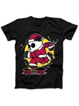 Koszulka Koszulka Damska Szop z Gitarą Czarna - Śmieszne T-Shirty z Nadrukami ?