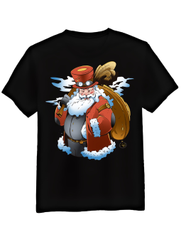 Koszulka Męska Steampunk Santa