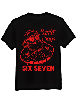 Koszulka Męska Santa Says 67