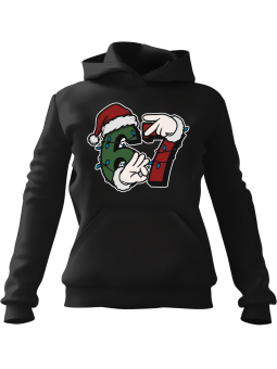 Bluza Męska z kapturem Chiński Smok W Dymie Czarna - Śmieszne gadżety z Nadrukami ?