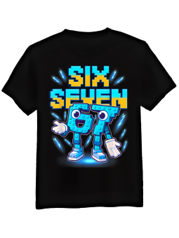 Koszulka Męska 67 Brainrot Piorun