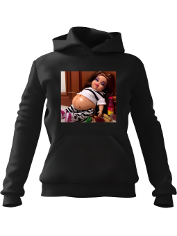 Bluza Damska z kapturem Freedom Spirit Czarna - Modna Odzież z Nadrukami ?