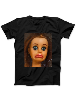 Koszulka Koszulka Damska Szop z Gitarą Czarna - Śmieszne T-Shirty z Nadrukami ?