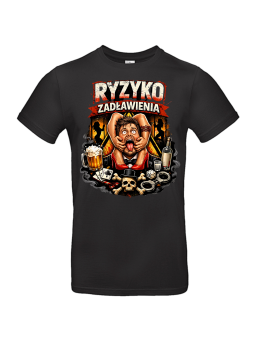 Koszulka Męska Ryzyko Zadławienia
