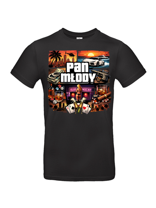 Koszulka Męska Pan Młody GTA