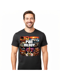 Koszulka Męska Pan Młody GTA