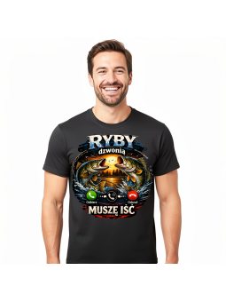 Koszulka Męska Ryby Dzwonią II