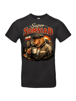 Koszulka Męska Nosacz Super Somsiad II