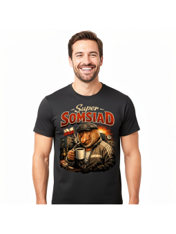 Koszulka Męska Nosacz Super Somsiad II