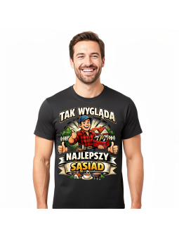 Koszulka Męska Najlepszy Sąsiad I