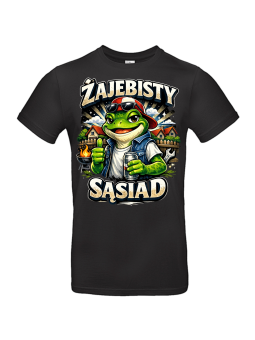 Koszulka Męska Żajebisty Sąsiad II