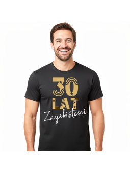 Koszulka Męska Lat Zayebistości 30 lat
