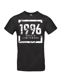 Koszulka męska Edycja Limitowana 1996 czarna | HiPanda
