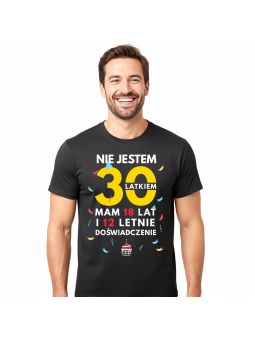 Koszulka Męska Nie Jestem 30 Latkiem | 30 Lat