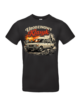 Koszulka Męska Urodzinowy Klasyk Fiat 125P