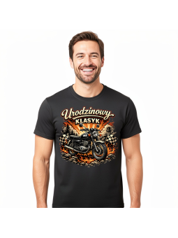 Koszulka Męska Urodzinowy Klasyk Motor MZ