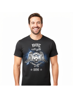 Koszulka Męska Motorcycles Czaszka 1996 [IMIĘ] | 30 Lat