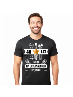 Koszulka Męska Wciąż Na Oryginalnych Częściach 40 lat