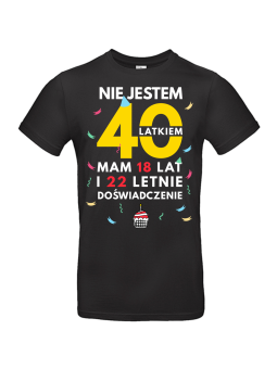 Koszulka Męska Nie Jestem 40 Latkiem | 40 lat