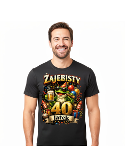 Koszulka Męska Żajebisty 40 Latek | 40 lat