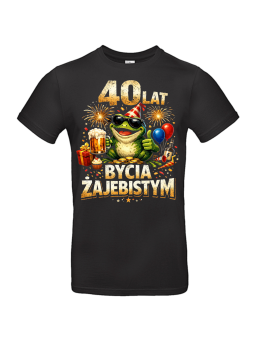 Koszulka Męska 40 Lat Bycia Żajebistym | 40 lat