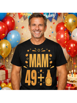 Koszulka Męska Mam 49 + 1 Lat | 50 lat