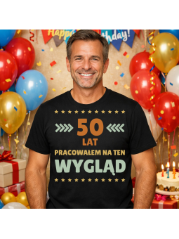 50 Lat Pracowałem Na Ten Wygląd czarna | HiPanda
