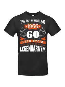 60 Lat Bycia Legendarnym [MIESIĄC] czarna | HiPanda