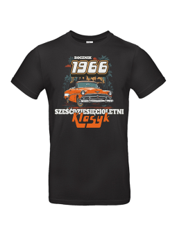 Koszulka Męska Auto Klasyk 1966 | 60 lat