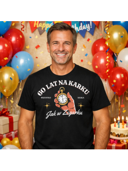 Koszulka Męska 60 Lat Na Karku | 60 lat