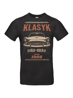 Koszulka Męska Old is Gold Auto Klasyk 1966 | 60 lat