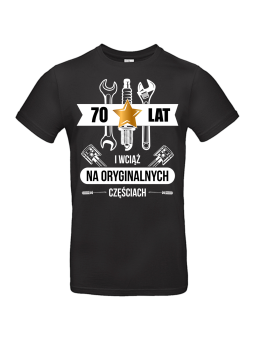 Koszulka Męska Wciąż Na Oryginalnych Częściach 70 | 70 lat