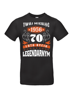 Koszulka Męska 70 Lat Bycia Legendarnym [MIESIĄC] | 70 lat