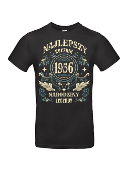 Koszulka Męska Najlepszy Rocznik 1956 | 70 lat